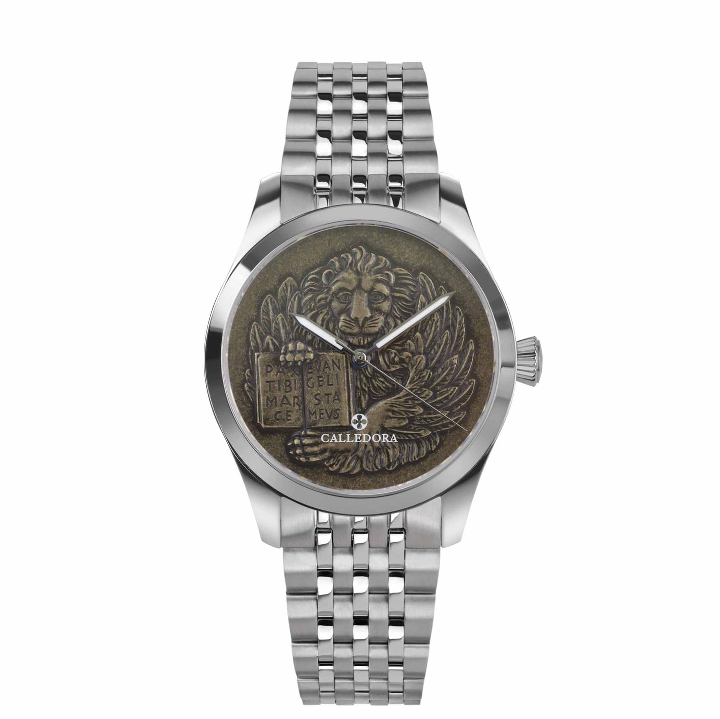 LEONE MARCIANO ORO - BRACCIALE ACCIAIO