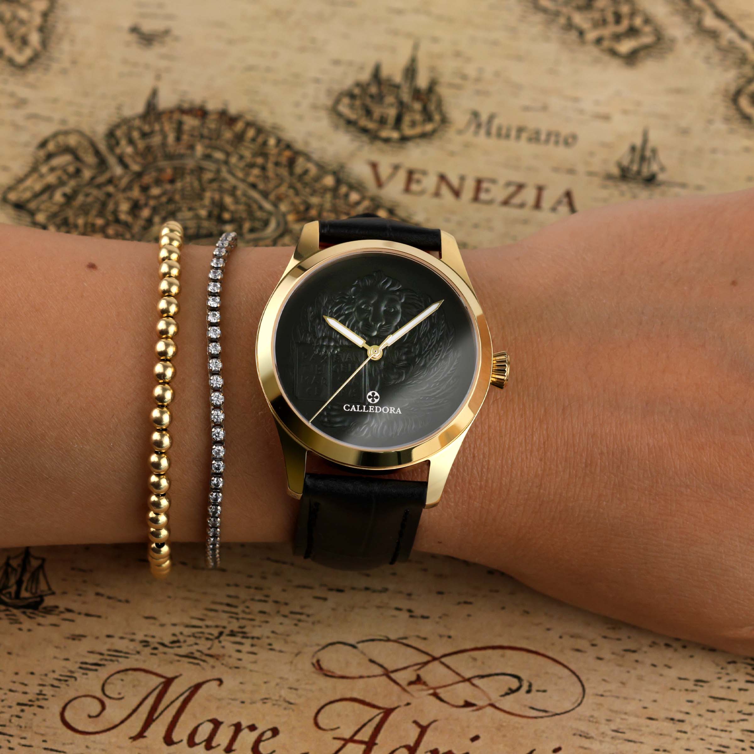 LEONE MARCIANO BLACK-GOLD 